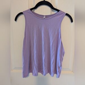 Mippo Women's Athletic Yoga Purple Tank Top, Size Small